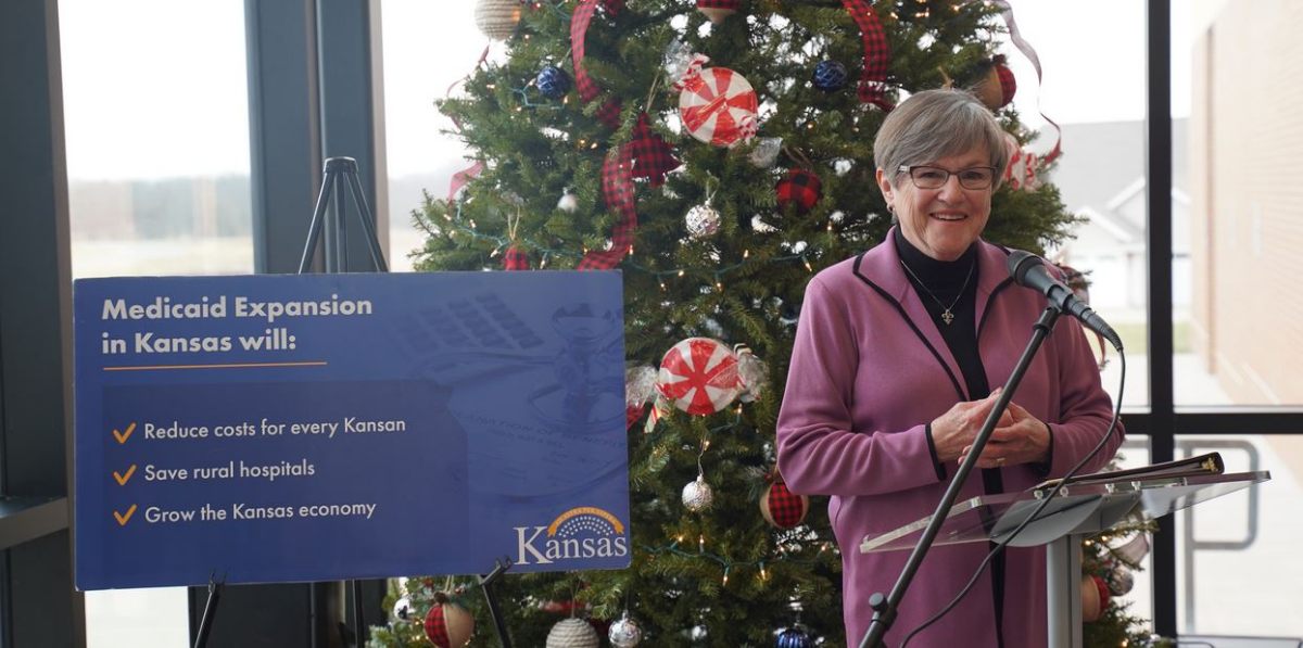 Kansas governor unveils middle-of-the-road medicaid expansion ...
