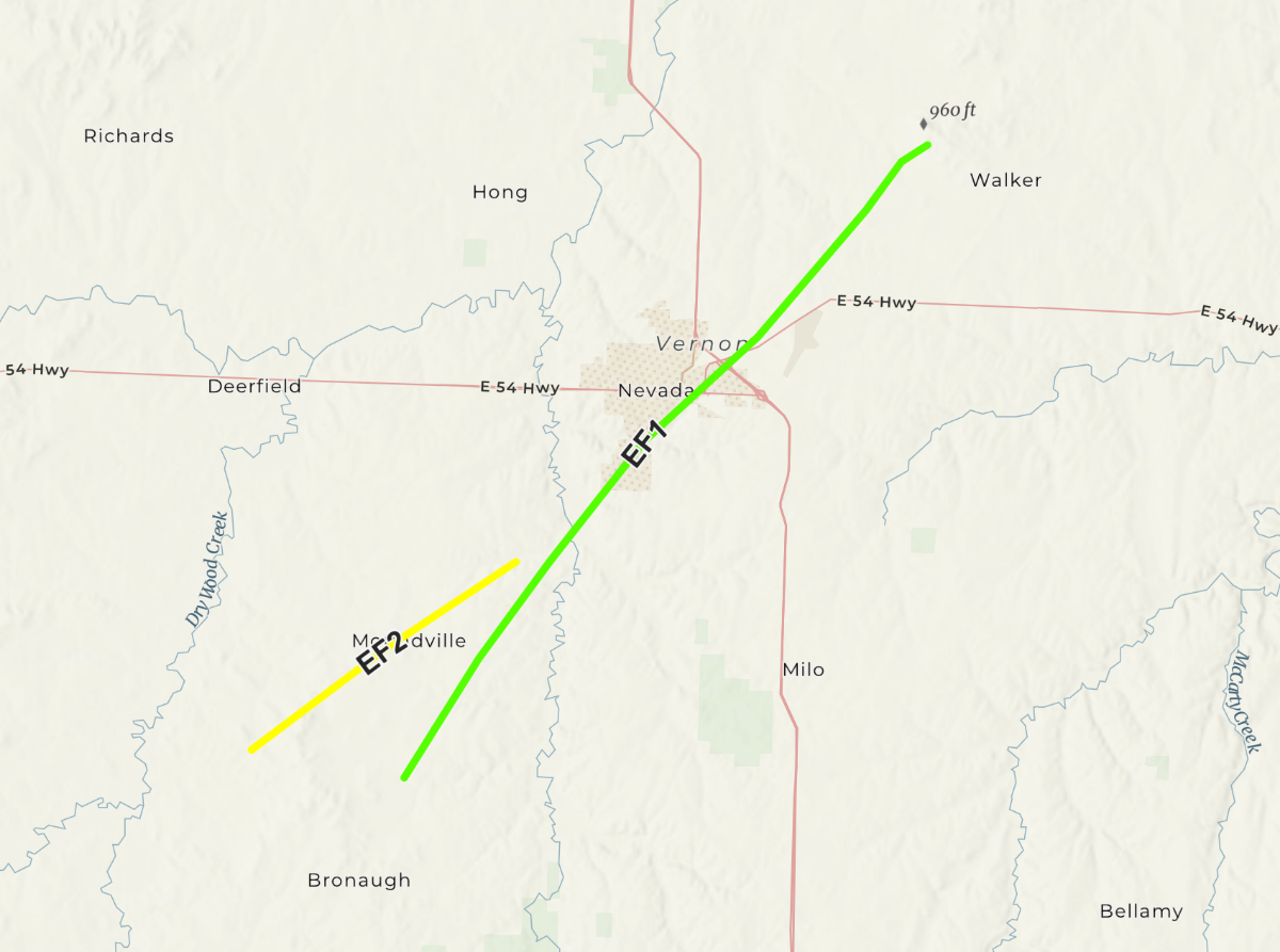 NWS upgrades Moundville tornado to EF2 rating | Newstalk KZRG - KZRG-AM