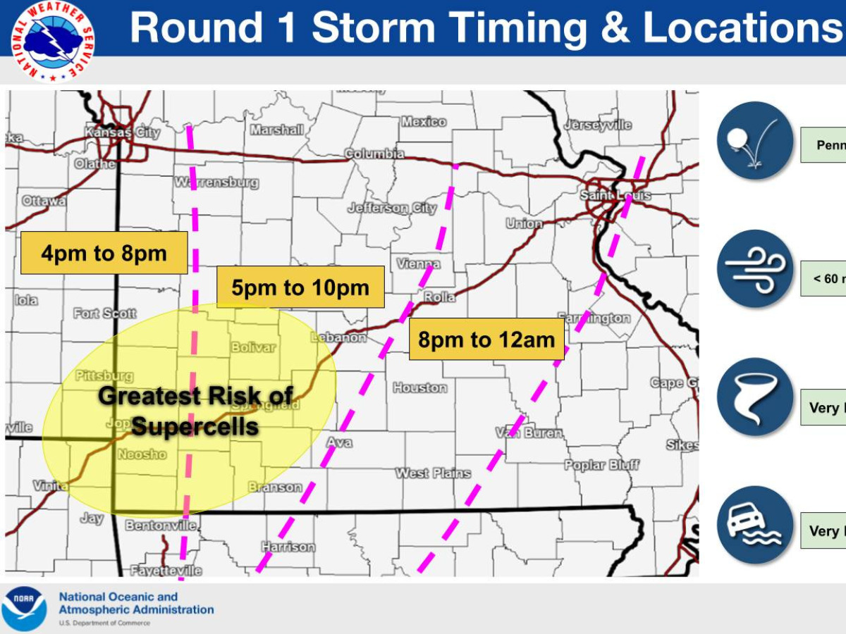 Missouri governor activates emergency operations ahead of severe weather