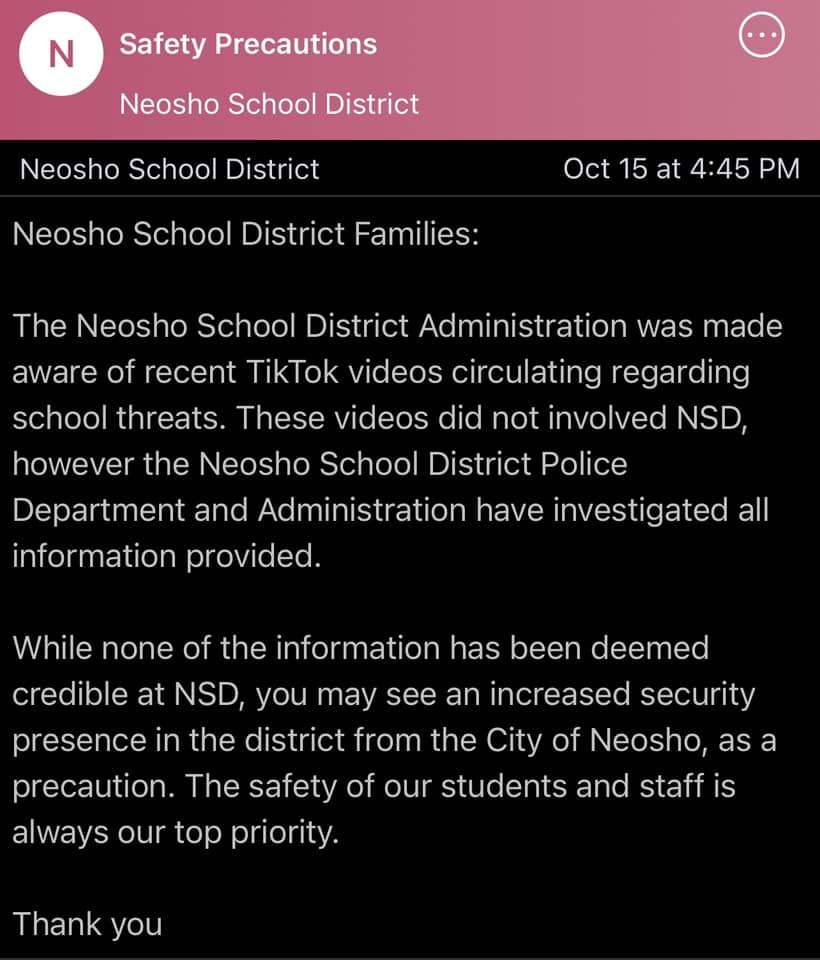 Neosho Threat