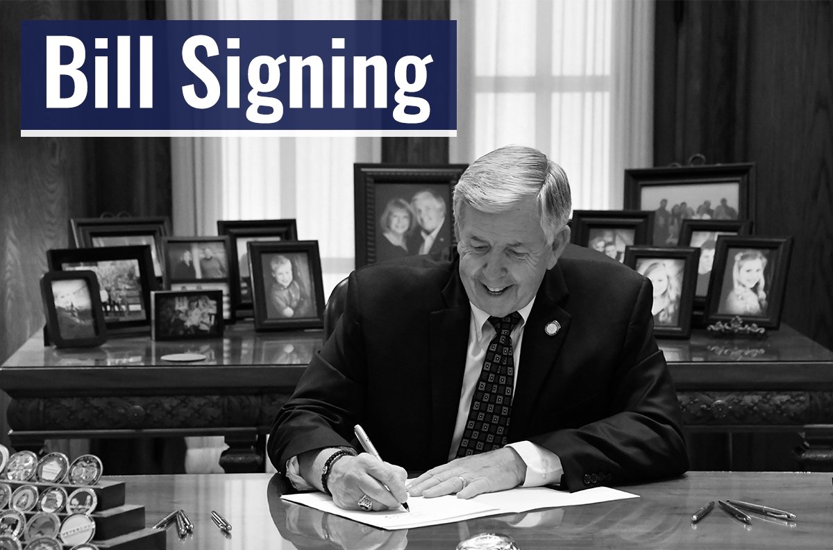 Missouri Governor signs public safety bill into law | Newstalk KZRG ...