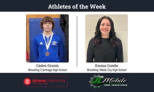 Carthage's Groom, Webb City's Combs named athletes of the week