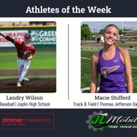 Joplin's Wilson, TJ's Shifferd named athletes of the week