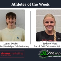 NHCA's Logan Decker, CJ's Sydney Ward named athletes of the week