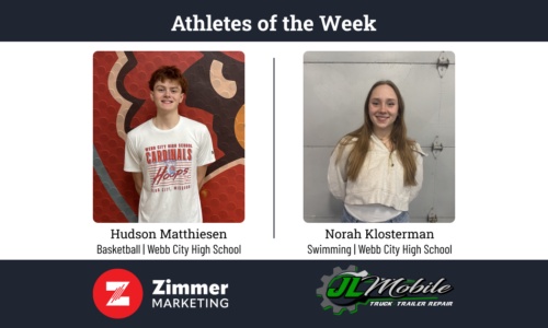 Webb City's Klosterman, Matthiesen named athletes of the week