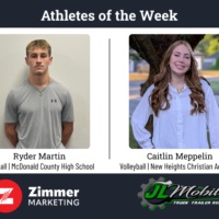 NHCA's Meppelink, MCHS's Martin named athletes of the week