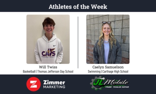 Carthage's Samuelson, TJ's Twiss named athletes of the week