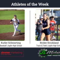 Joplin's Schwarting, Strickland named athletes of the week