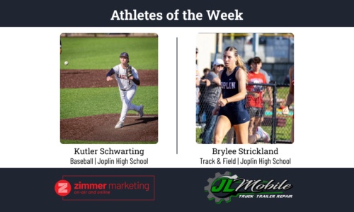 Joplin's Schwarting, Strickland named athletes of the week