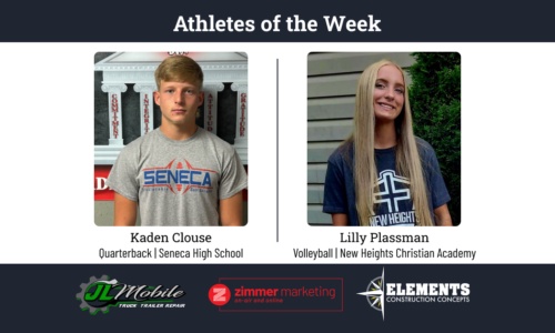 Seneca's Clouse, NHCA's Plassman named athletes of the week