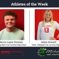 CJ's Lopez-Durman and Howard Zimmer's Athletes of the Week