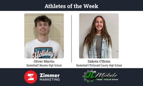 Mac County's O'Brien, Neosho's Martin named athletes of the week 