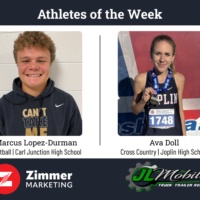 Joplin's Doll, CJ's Lopez-Durman named athletes of the week