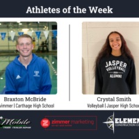 Carthage's McBride, Jasper's Smith are Athletes of the Week