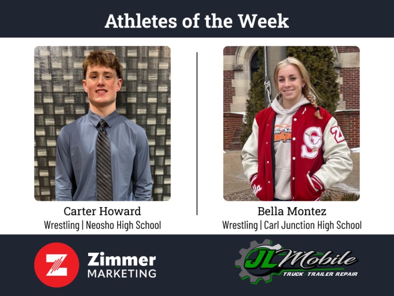 Neosho's Howard, CJ's Montez named athletes of the week