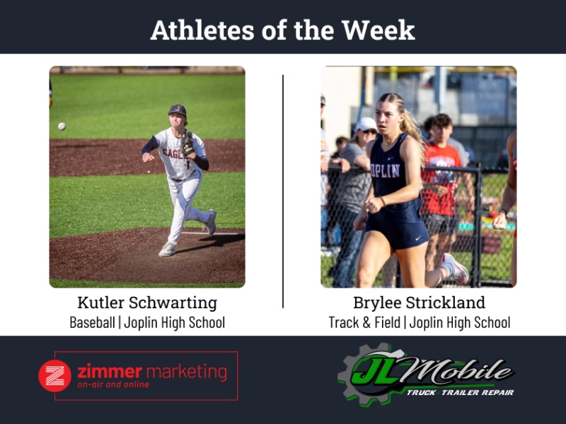 Joplin's Schwarting, Strickland named athletes of the week