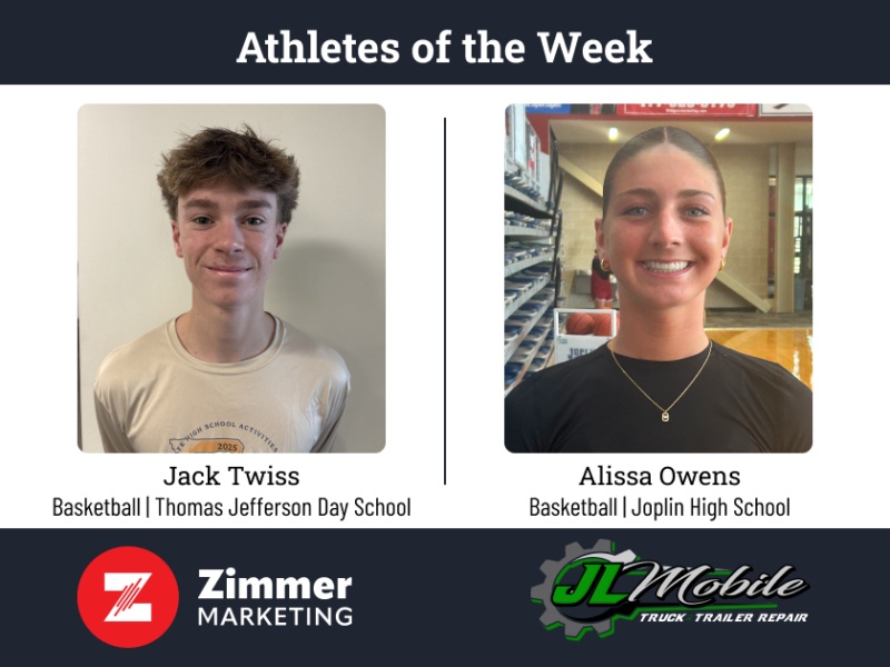 Joplin's Owens, TJ's Twiss named athletes of the week
