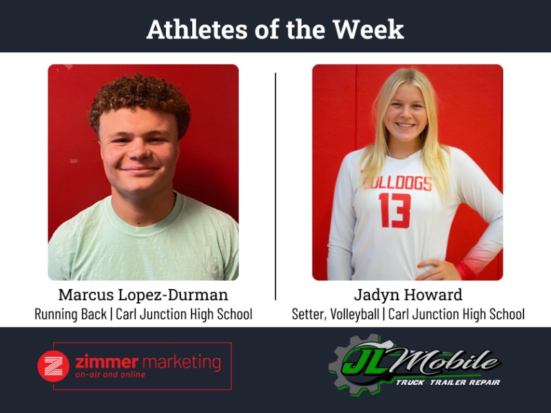 CJ's Lopez-Durman and Howard Zimmer's Athletes of the Week