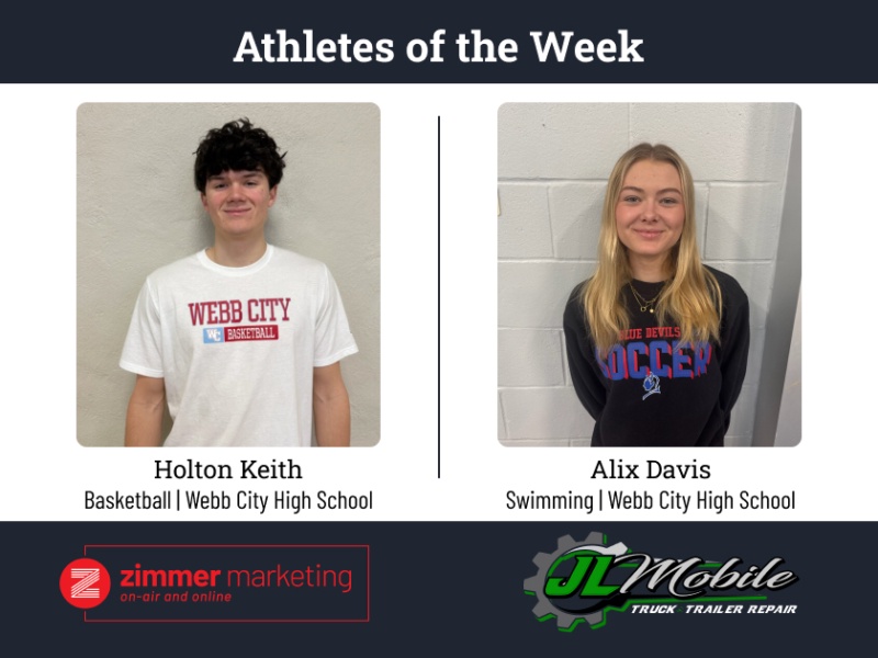 Webb City's Keith and Davis are named athletes of the week